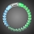 LED Light Up Acrylic Bead Bangle Bracelet - BRBEAD