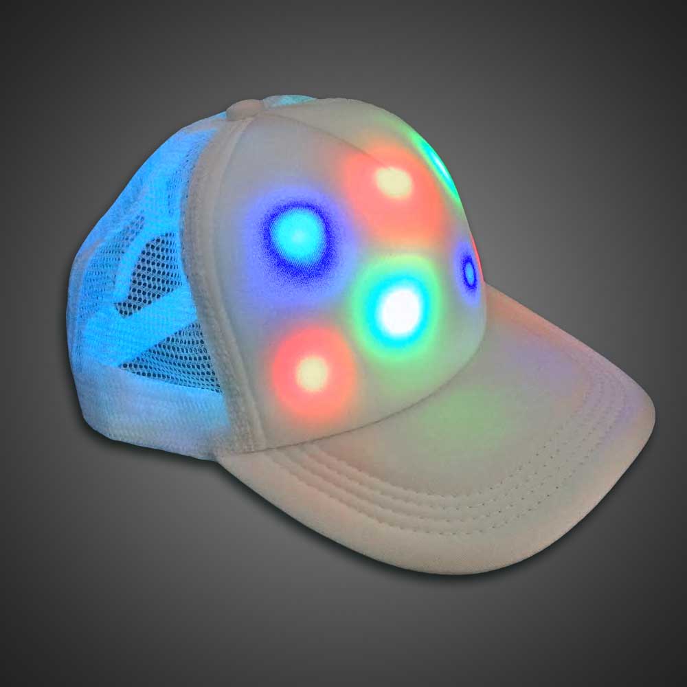 LED Cap Lighted Trucker Baseball Hat