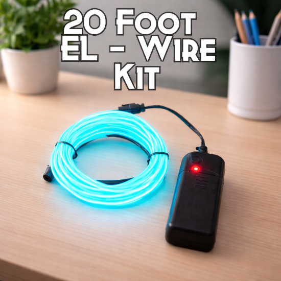 20-foot EL Wire Kit - EW20