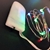 39 Inch Fairy Wire with Red Green Blue LEDs, Coin Cell Battery Pack, replaceable batteries - REP10-Red-Green-Blue