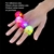 Assorted Colors Clear Bubble Ring - RCLEAR