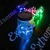 Blue LED Fairy Wire, 10 LEDs Coin Cell Batteries - REP10BlueSilver