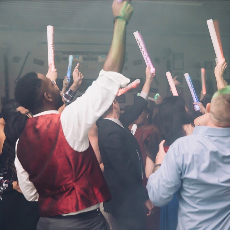 LED Foam Glow Sticks Colorful Flashing SwordsGuns For Weddings