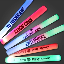 Foam Glow Sticks Light up Sticks Party Favor Flashing Glow in The Dark July  4th Party Supplies Personalized Customized Wedding