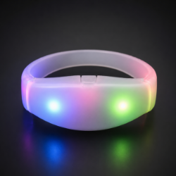 Color Changing Sound Activated LED Silicone Bracelet  Color Changing Sound activated LED Bracelet, Lighted Bracelet, Light Up Bracelet, sound activated bracelet, Flashing Bracelet, concert, club promotion, glow night, glow run,rave, EDM, festival, school, pep rally