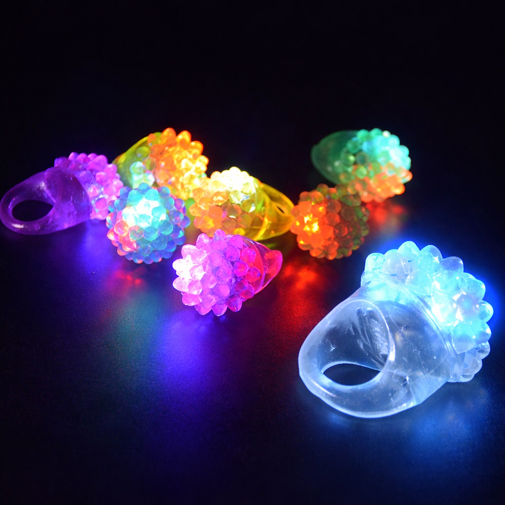 Colorful Lighted Bubble Ring LED ring, lighted ring, light up ring, flashing ring, squishy ring, give aways, throw, school, fundraiser, cheap, inexpensive, birthday party