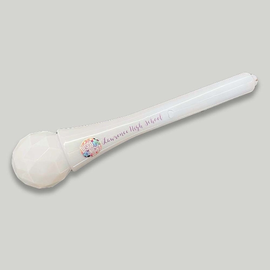 Custom LED Light-Up Toy Microphone with Personalized Full-Color Printing - CUSTOMMICRO