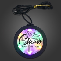 Customized Flashing Mardi Gras Medallions