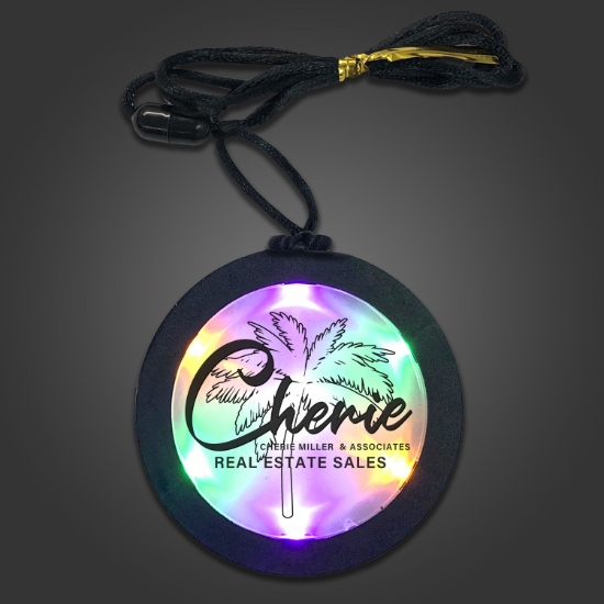 Customized Flashing Mardi Gras Medallions - CUSTOMMEDALLIONYGP