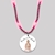 Customized Mardi Gras Beads with Full Color Medallion Blank - BLANK-CUSTBEADT