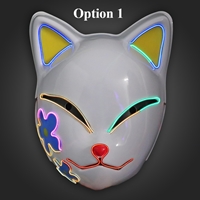 EL Anime Cat Mask Rainbow Colors