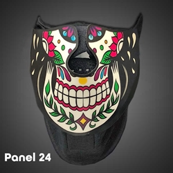 EL Panel Mask Style 24 Panel Mask, Light up EL Mask, Light up mask, lighted mask, LED mask, rave mask, rave, festival, edm, edc, electronic dance, halloween, vending, vendor
