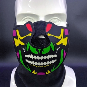EL Panel Mask Style 89 Panel Mask, Light up EL Mask, Light up mask, lighted mask, LED mask, rave mask, rave, festival, edm, edc, electronic dance, halloween, vending, vendor