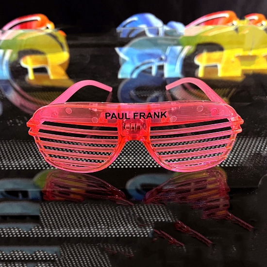 Extreme Glow Full Color Customized Party Sunglasses - CUSTOMSUNPARTY