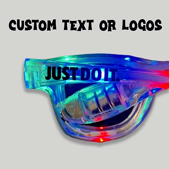 Extreme Glow Full Color Customized SHADES Sunglasses - CUSTOMSHADES