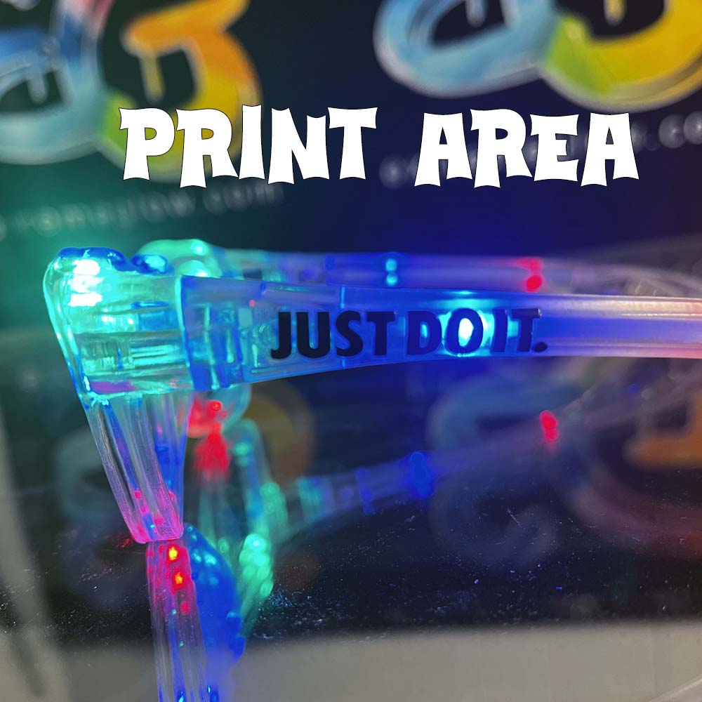 Extreme Glow Full Color Customized SHADES Sunglasses - CUSTOMSHADES