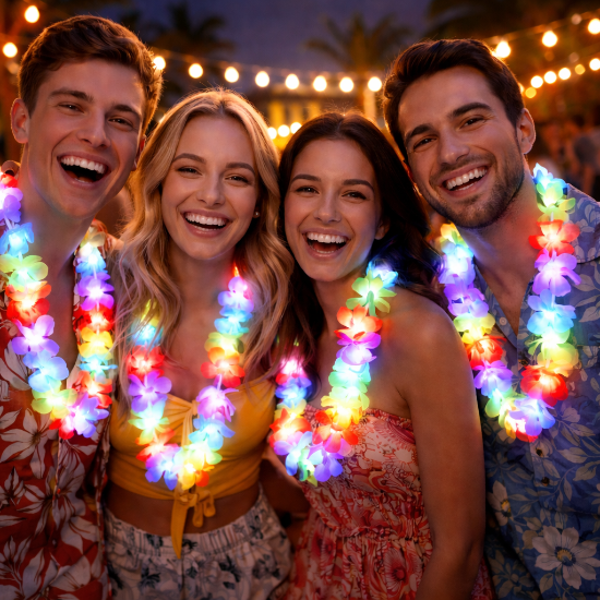 Flashing Hawaiian Lei - FLEI