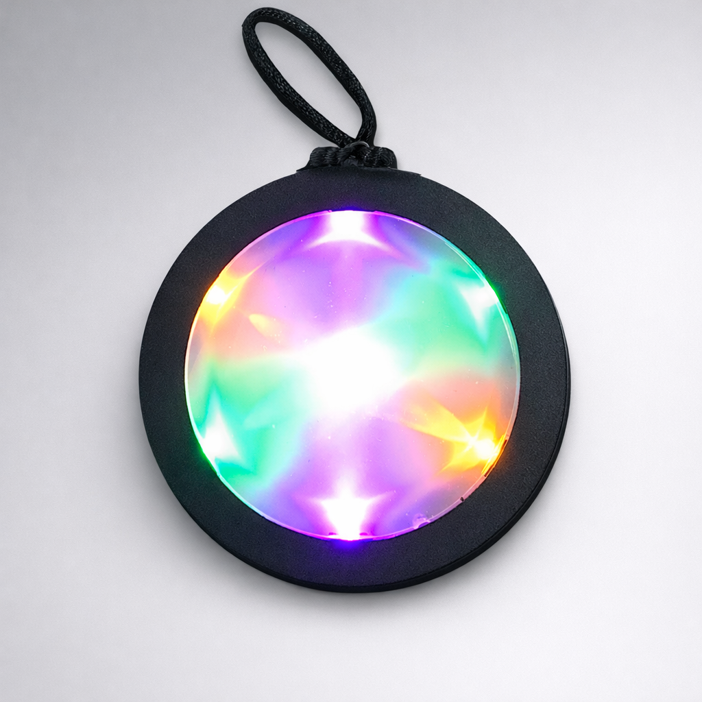 Flashing Mardi Gras Medallions