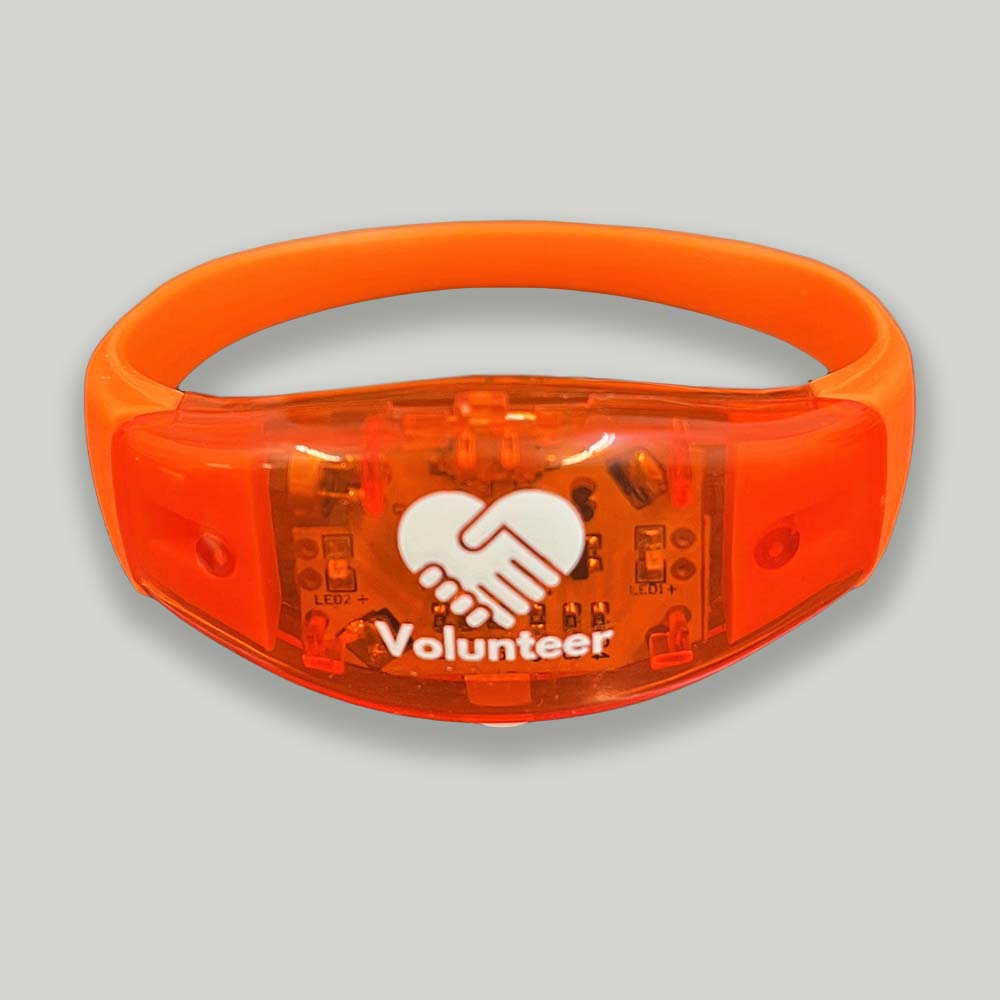 Full Color Personalized Sound Activated Bracelet