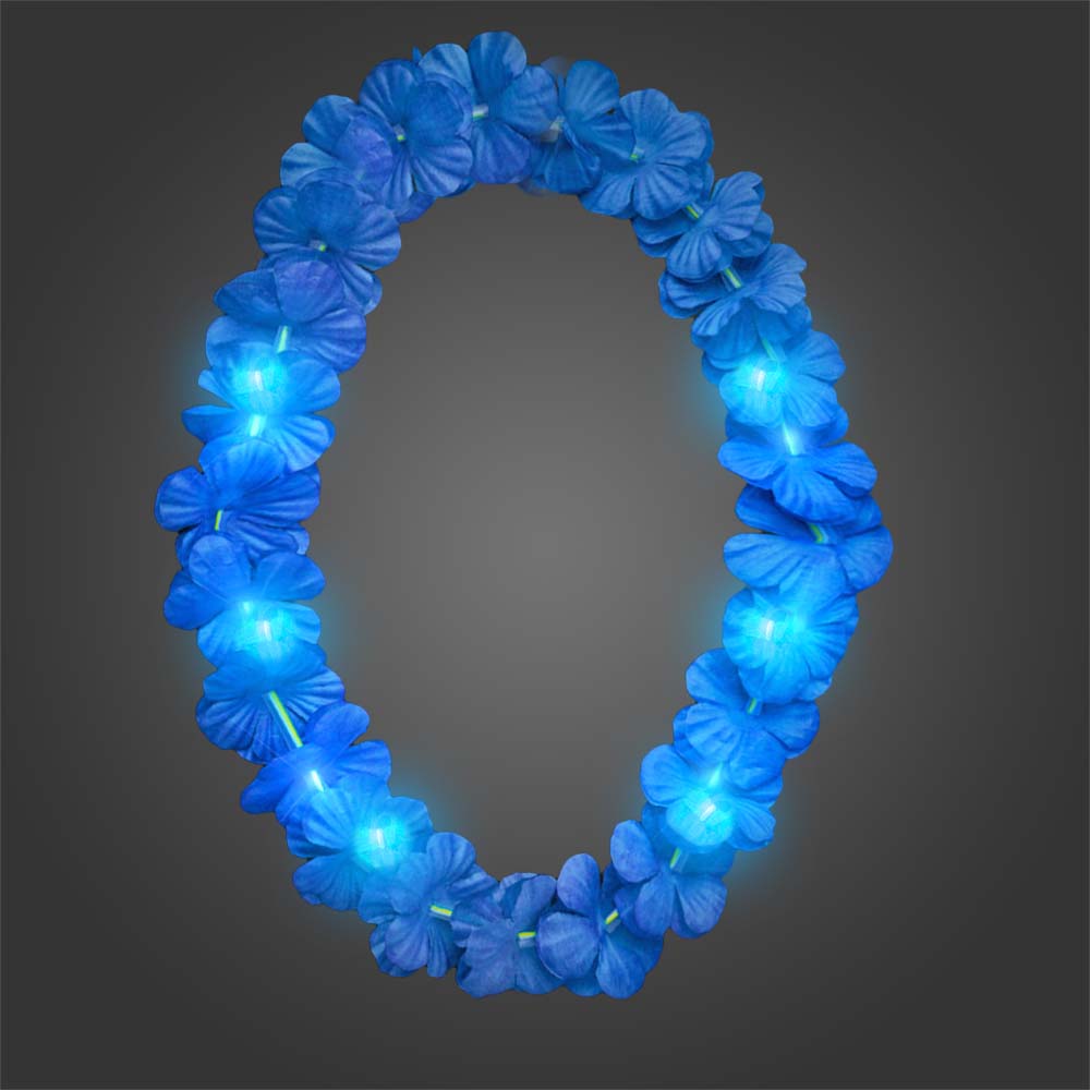 LED Floral Lei - Solid Colors - FLEISOLID
