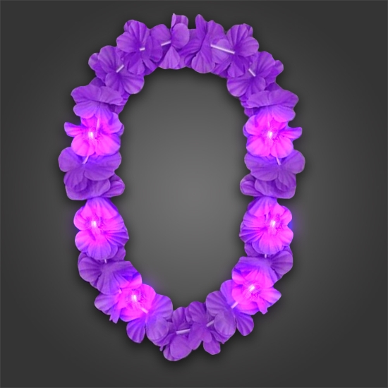 LED Floral Lei - Solid Colors - FLEISOLID