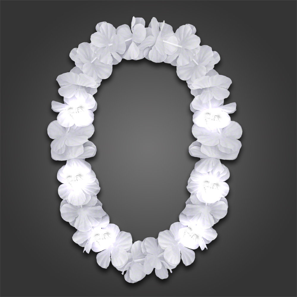 LED Floral Lei - Solid Colors