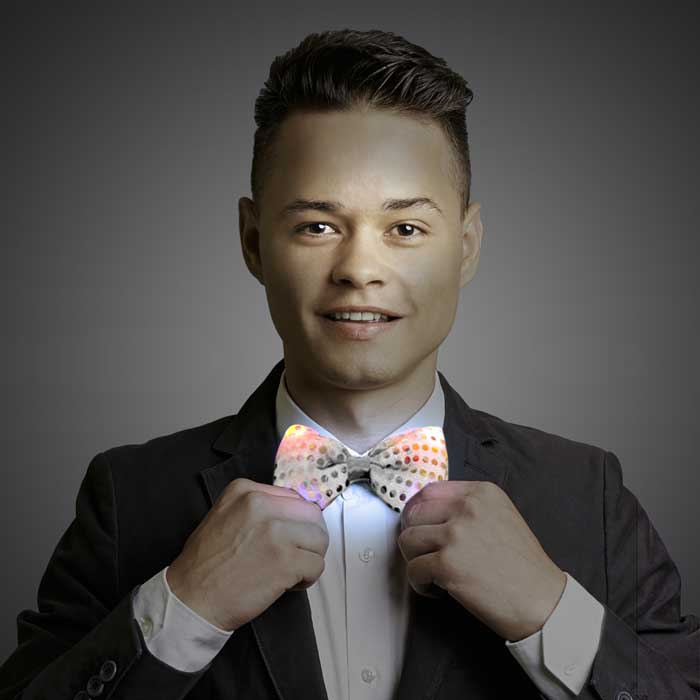 LED Sequin Bowtie - BOWTIE