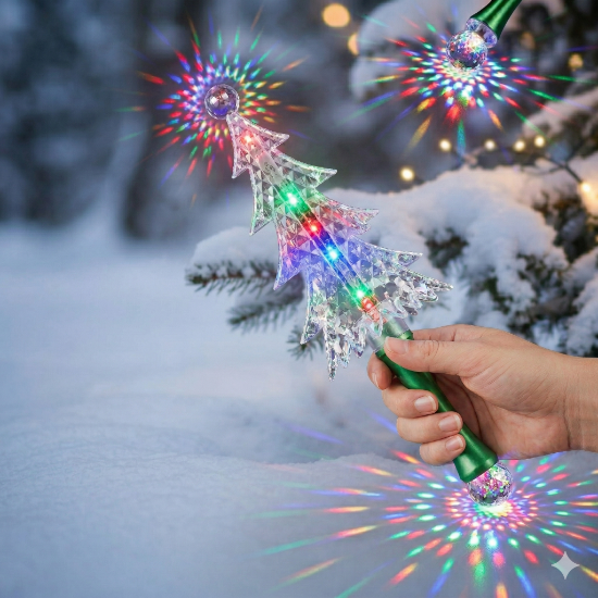 Light Up Christmas Tree LED Flashing Wand - TREEWAND