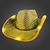 Light Up Cowboy Hat with Sequins - COWBOY
