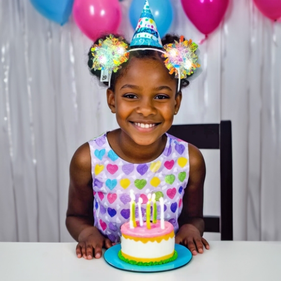 Light-Up Tinsel Headband Boppers (Close Out) - HEADTINSEL