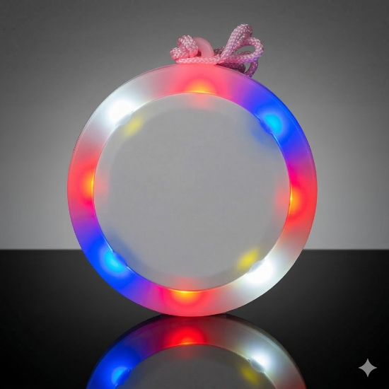 Luminous Arc Medallion LED Necklace - ARCMEDALLION