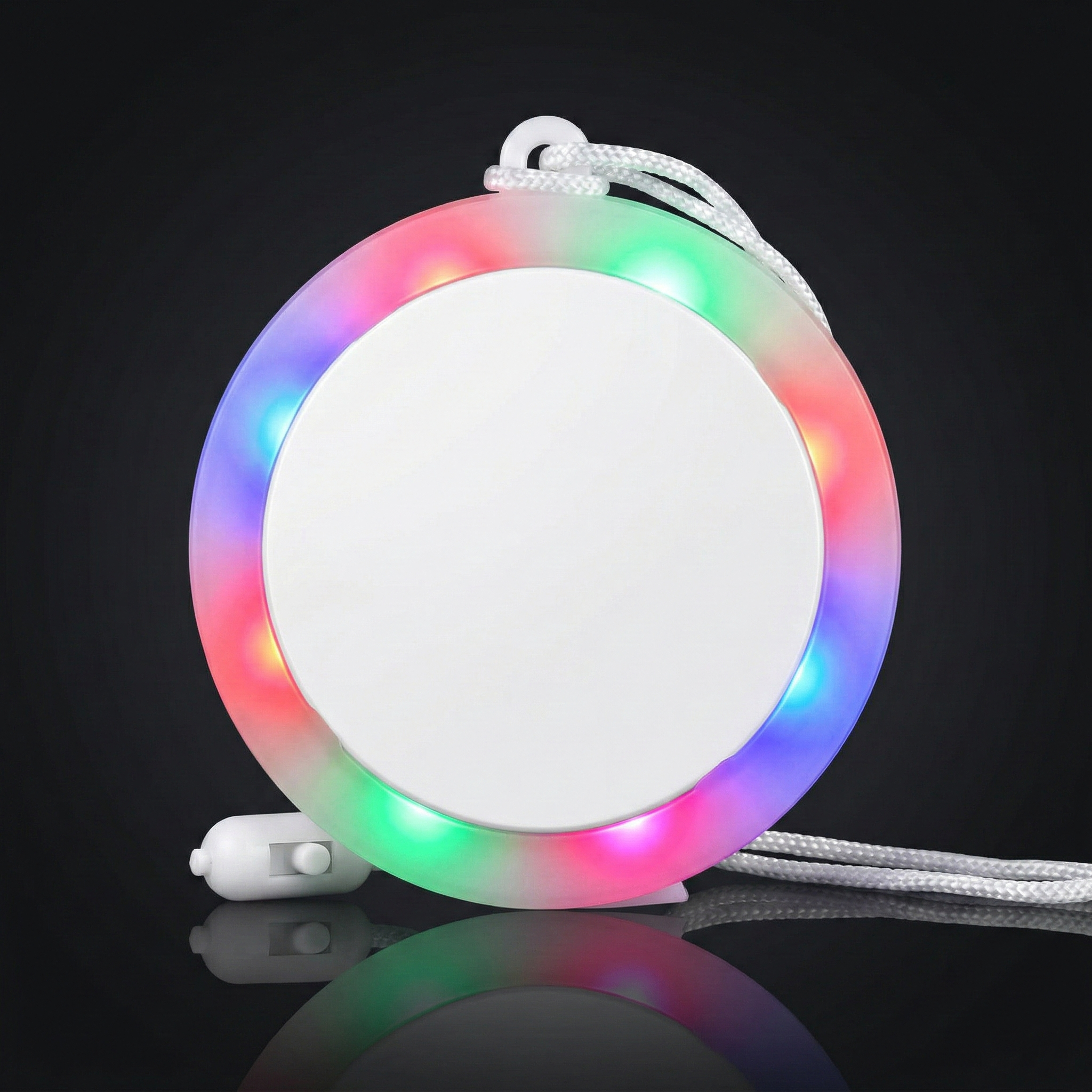 Luminous Arc Medallion LED Necklace LED necklace, Light-up medallion, Party necklace, LED party favor, Flashing necklace, Event accessories, Novelty necklace, Glow necklace, Wedding LED necklace, Concert LED necklace, Quinceañera LED necklace, Birthday party necklace