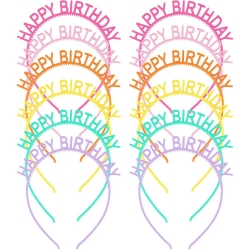 Non-Lighted Happy Birthday Headband Bopper LED pumpkin headband, Halloween head bopper, light-up accessories for kids, kids Halloween costume, flashing pumpkin headband, pumpkin novelty item, Halloween party supplies, fun Halloween headgear, kids LED bopper, orange pumpkin headband, trick-or-treat accessories, festive kids headband, Halloween costume accessories, kids Halloween apparel, light-up bopper, pumpkin decorations, Halloween novelty items, Halloween accessories for kids, flashing headband for kids, festive pumpkin gear.