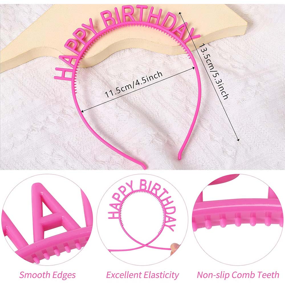 Non-Lighted Happy Birthday Headband Bopper - HBDHEADBAND