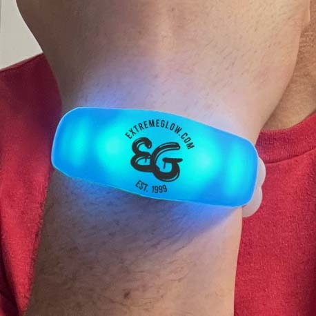 Full Color Personalized 16 Mode Multicolor LED Bracelet - CUSTOMBR16