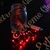 Red LED Fairy Wire, 10 LEDs Coin Cell Batteries - REP10RedSilver