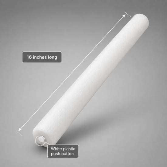 Red White Blue LED Flashing Foam Sticks - FOAMRWB