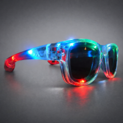 SHADES Sunglasses  lighted sunglasses, light up sunglasses, LED sunglasses, wrap-around lighted sunglasses, wrap-around shades, men, boys, vend, july 4th, party, dance