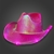 Shiny Fabric Light Up Cowboy Hat  - SHINECOWBOY