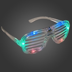 Shutter Sunglasses green, blue, red, purple, cheap, inexpensive, give aways, kids, party, lighted sunglasses, light up sunglasses, shutter shades, flashing sunglasses, rock star sunglasses, kanye glasses