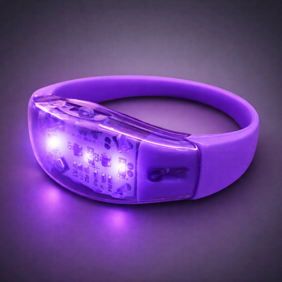 Sound Activated LED Silicone Bracelet - BRSOUND