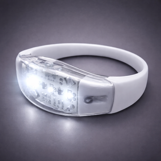 Sound Activated LED Silicone Bracelet - BRSOUND
