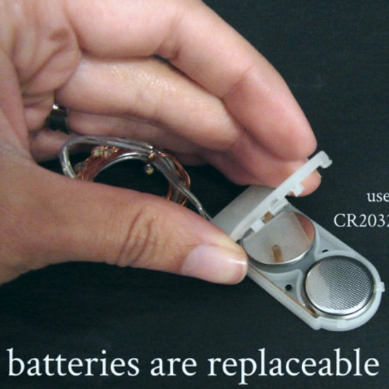Short Wire: 20 inch Fairy Wire, 10 LEDs Coin Cell Batteries - REP10Short