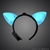 Blue Lighted Cat Ears - CATEARSB