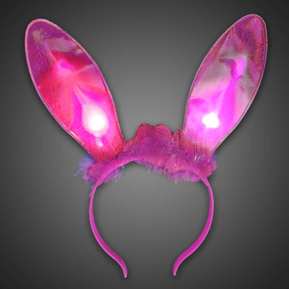 Extreme Glow Headband LED Bunny Ears
