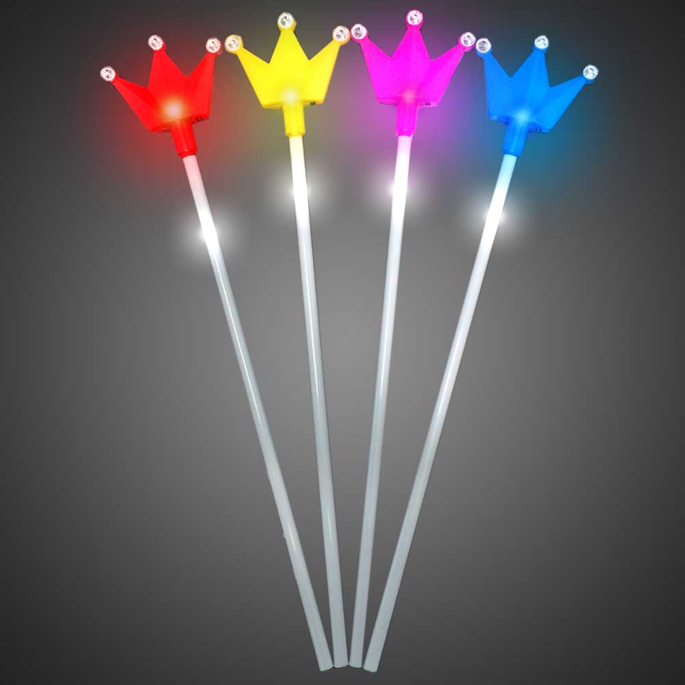 LED Crown Wand Crown, queen, princess, Wand, Birthday Party, Birthday, Birthday Favors, Light up wand, Pony, Pony Wand