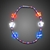 Red White and Blue Beaded Necklace (Close Out) - RWBBEAD