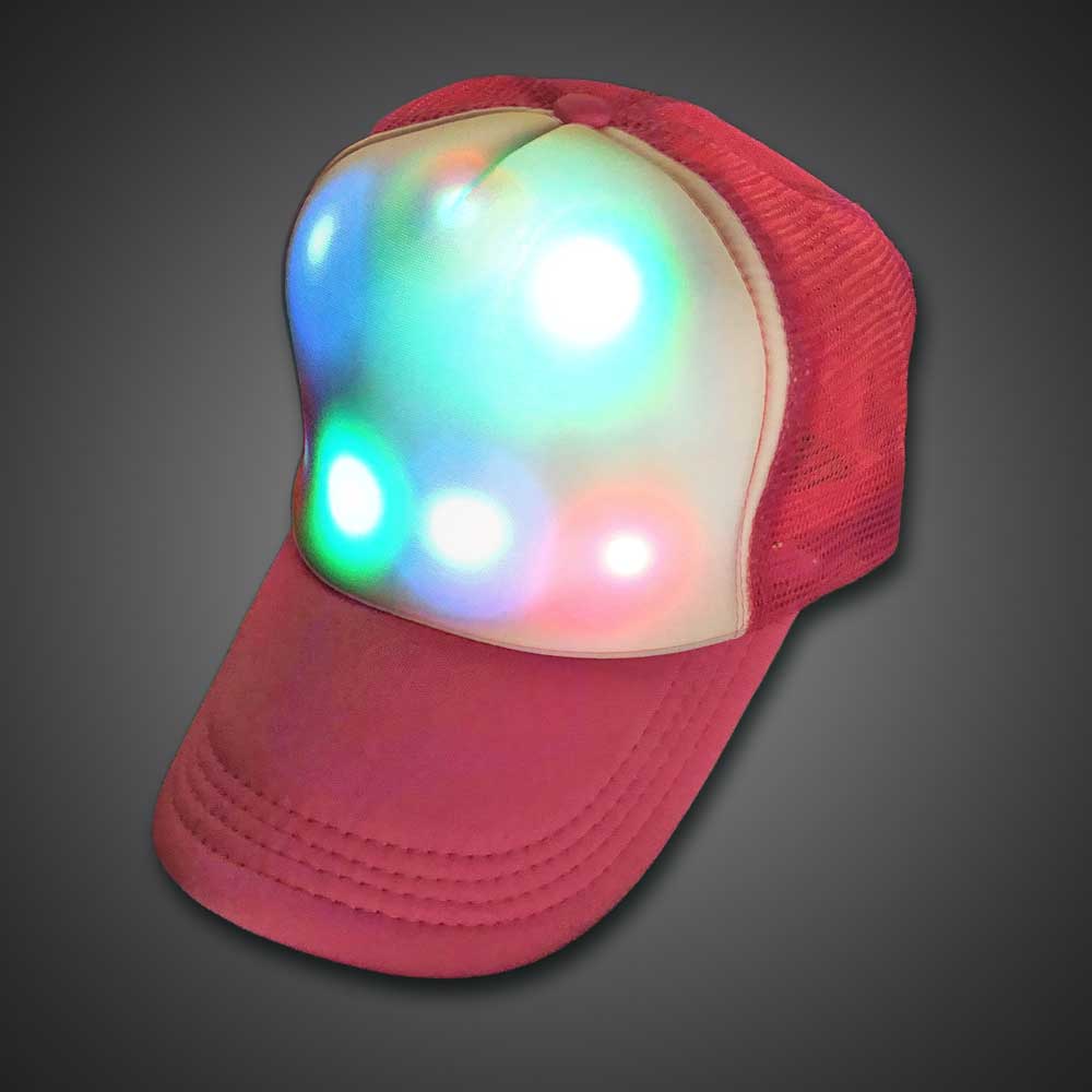 LED Cap Lighted Trucker Baseball Hat - TRUCKERHAT
