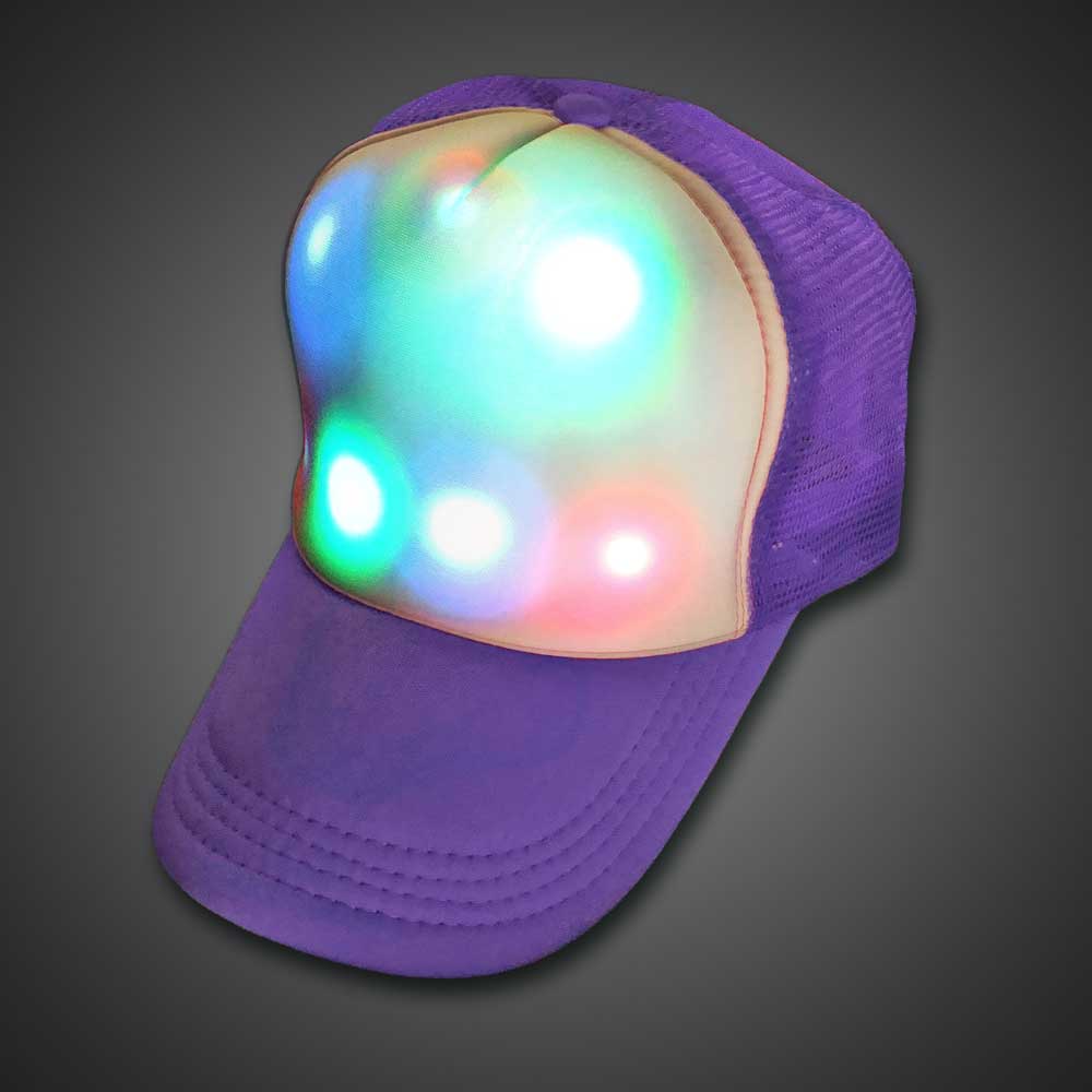 LED Cap Lighted Trucker Baseball Hat - TRUCKERHAT