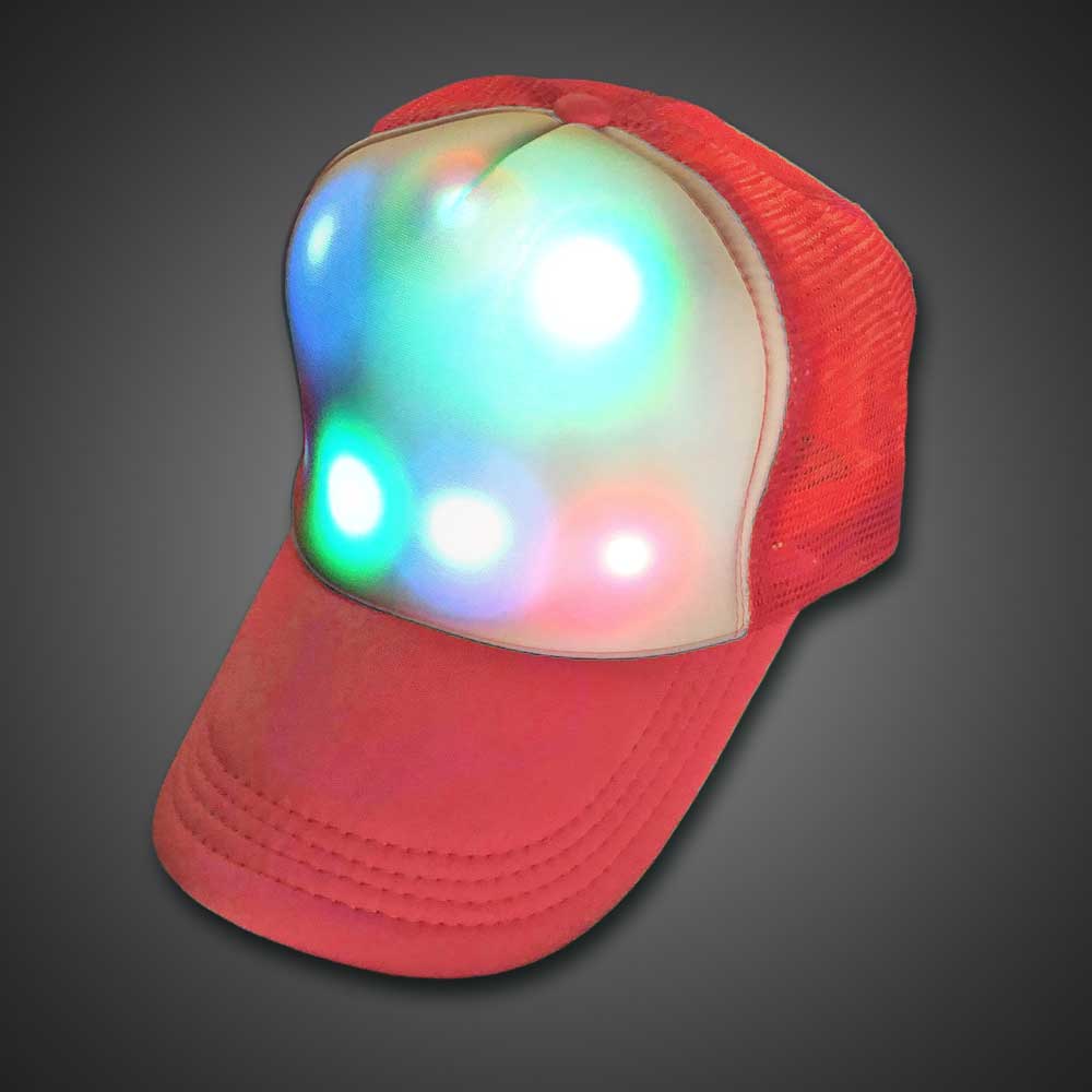 LED Cap Lighted Trucker Baseball Hat - TRUCKERHAT